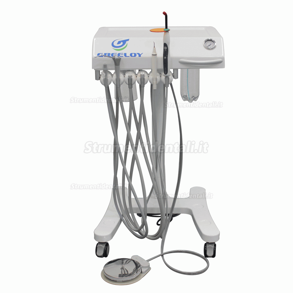 Greeloy® GU-P302 LED Unità dentale portatile del carrello mobile